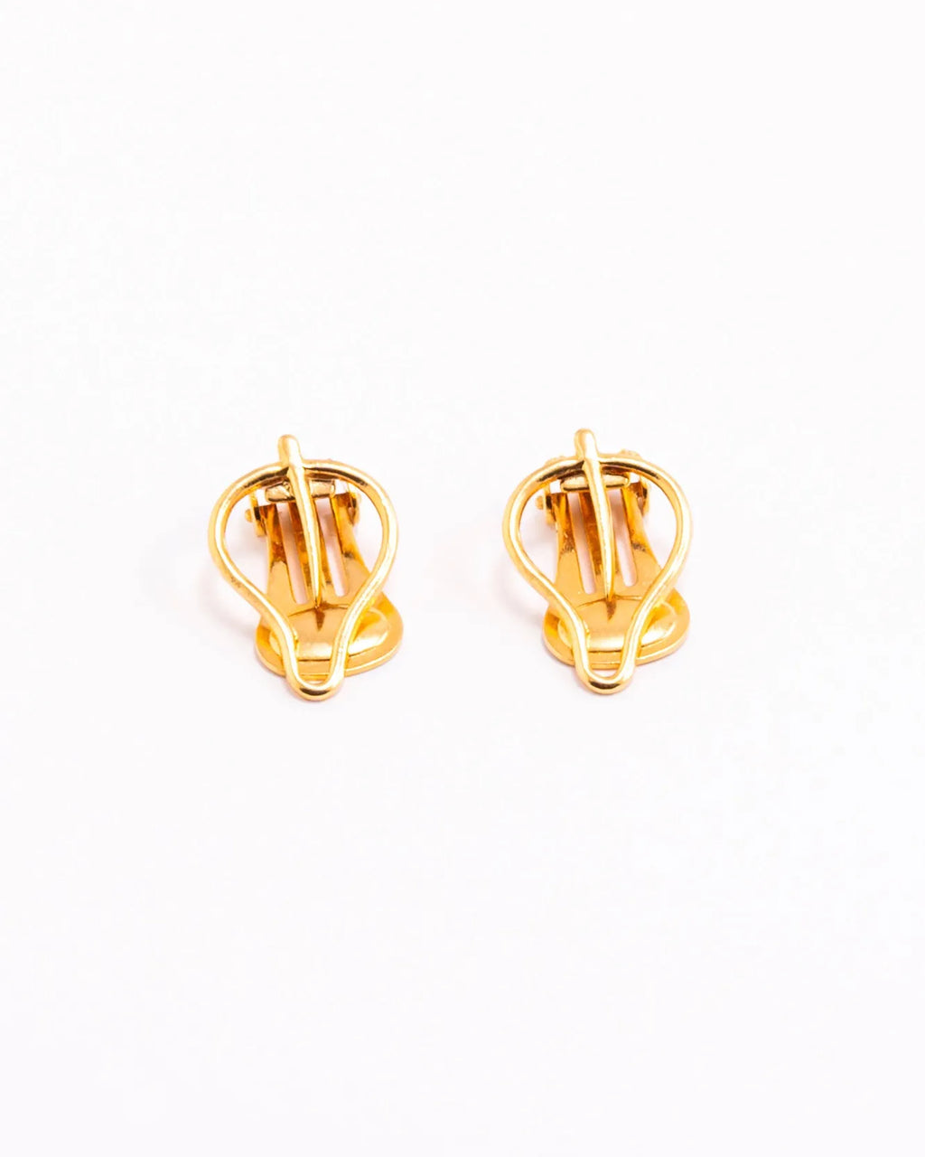 Pendientes Hoja Hueca Clip