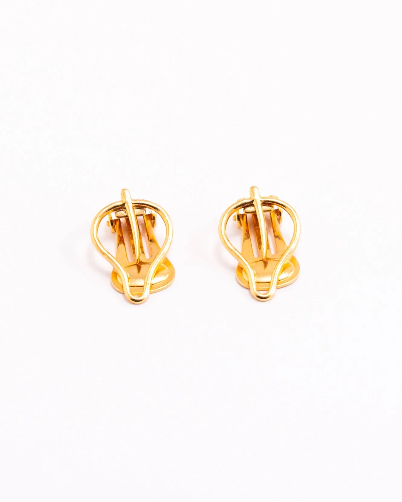 Pendientes Hoja Hueca Clip