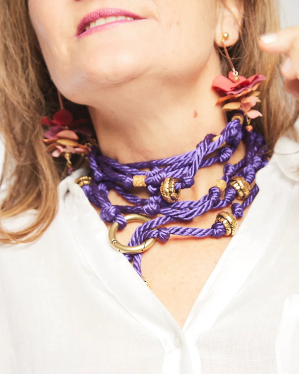 Collar Cinturón Seda