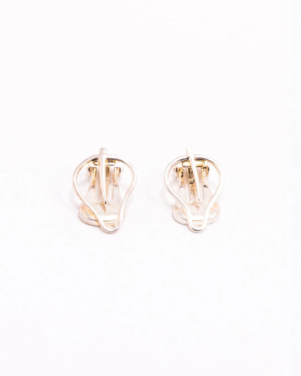 Pendientes Hoja Hueca Clip