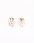 Pendientes Hoja Hueca Clip