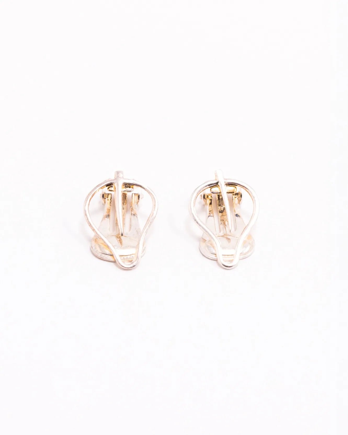 Pendientes Hoja Hueca Clip