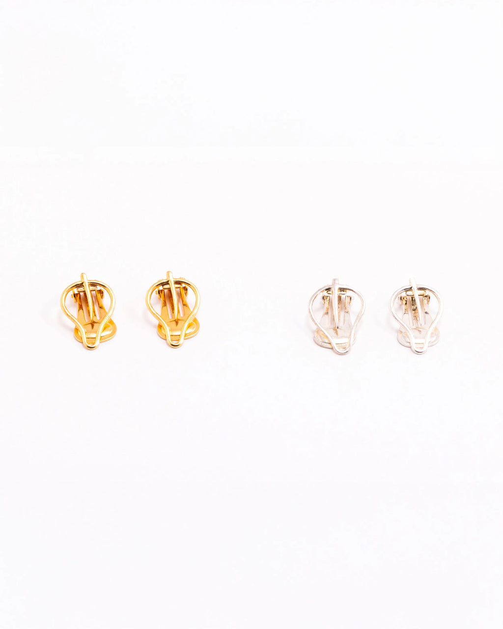 Pendientes Hoja Hueca Clip