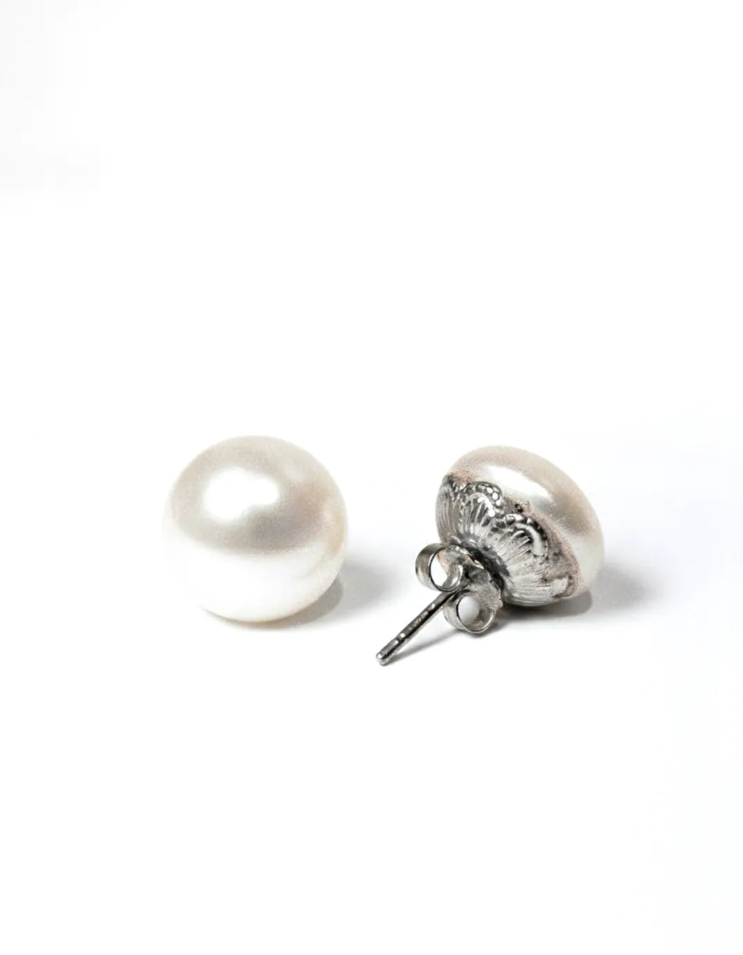 Pendientes Perla Chata