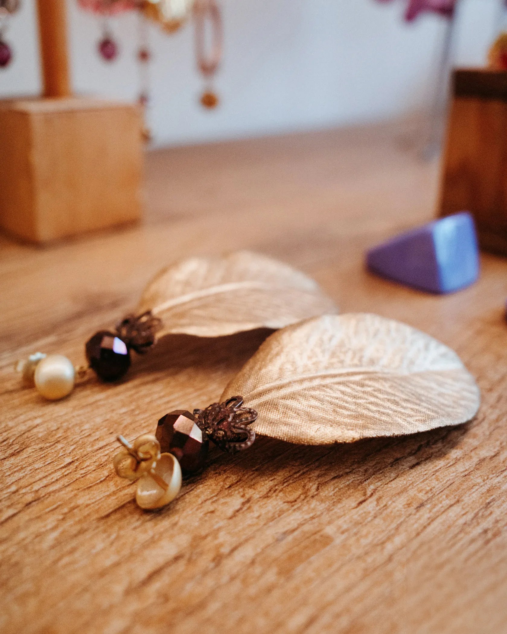 Pendientes Hoja Seda