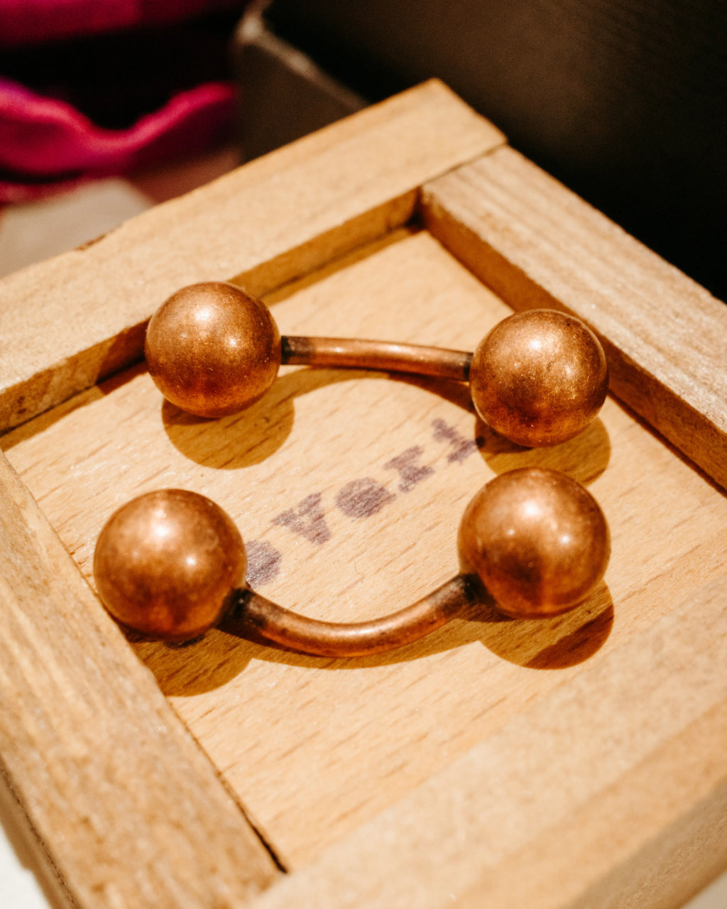 Gemelos Bolas de cobre