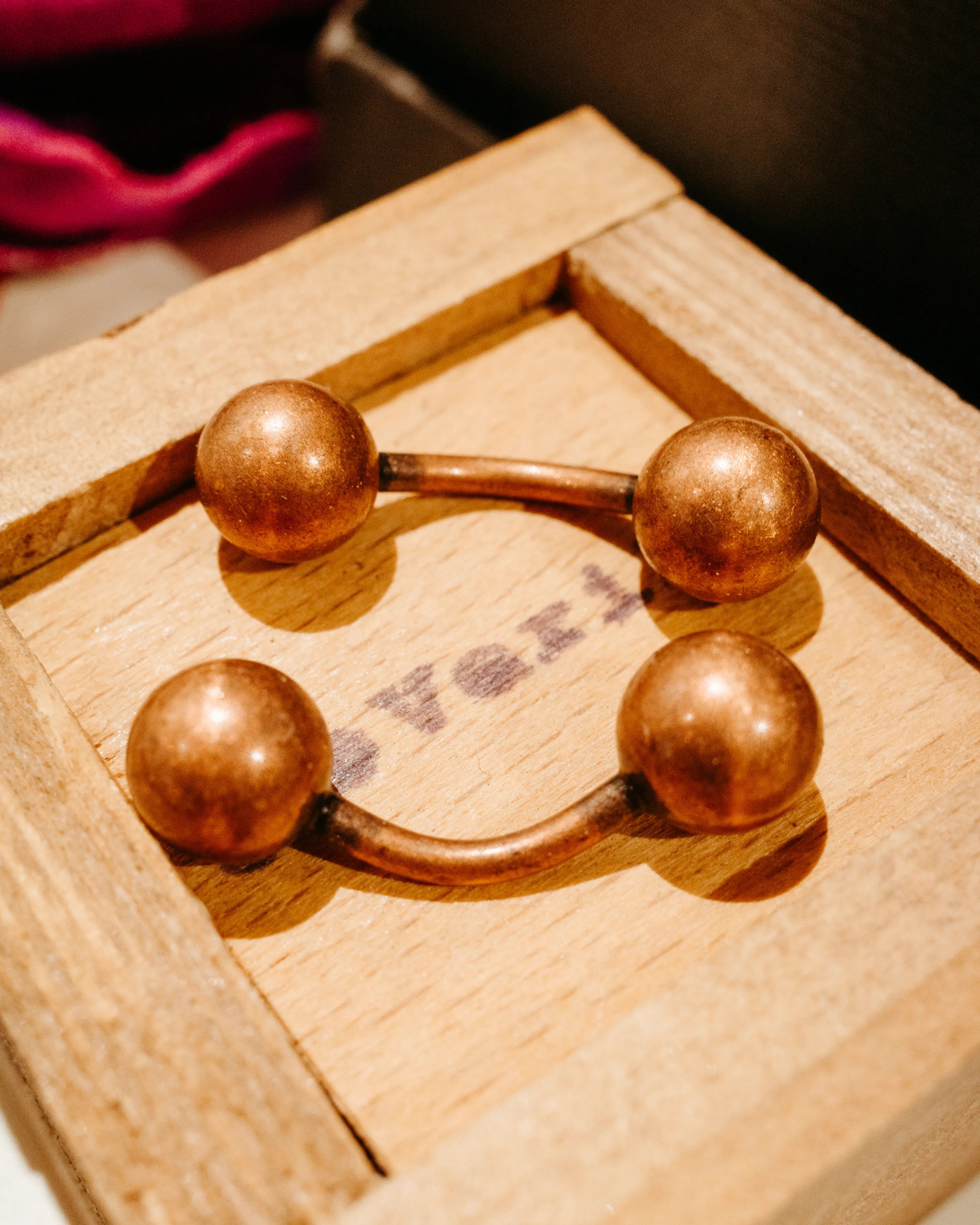 Gemelos Bolas de cobre