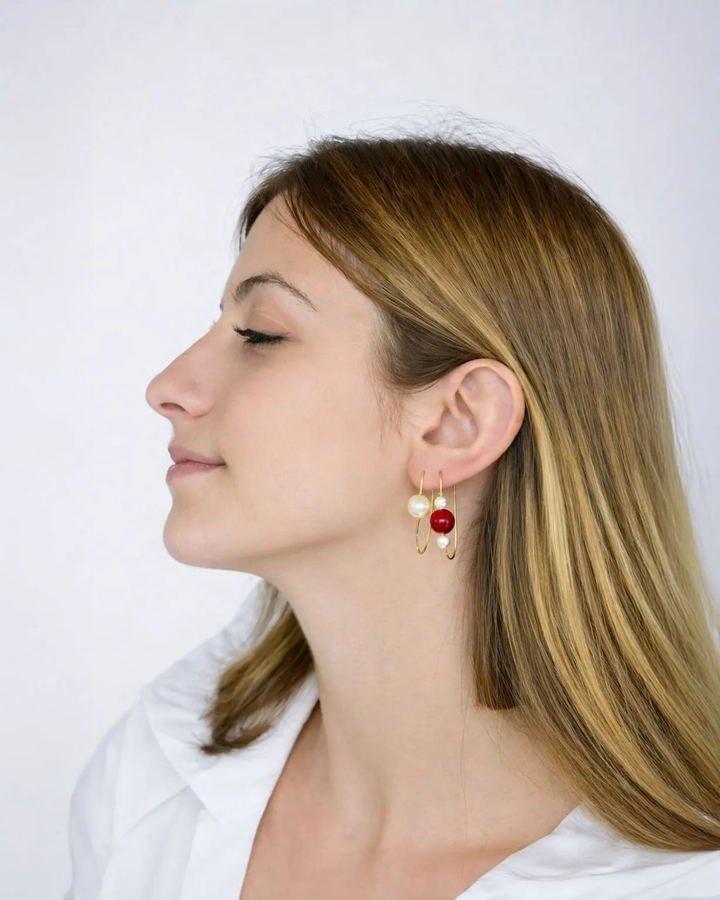 Pendientes Oval Cristal